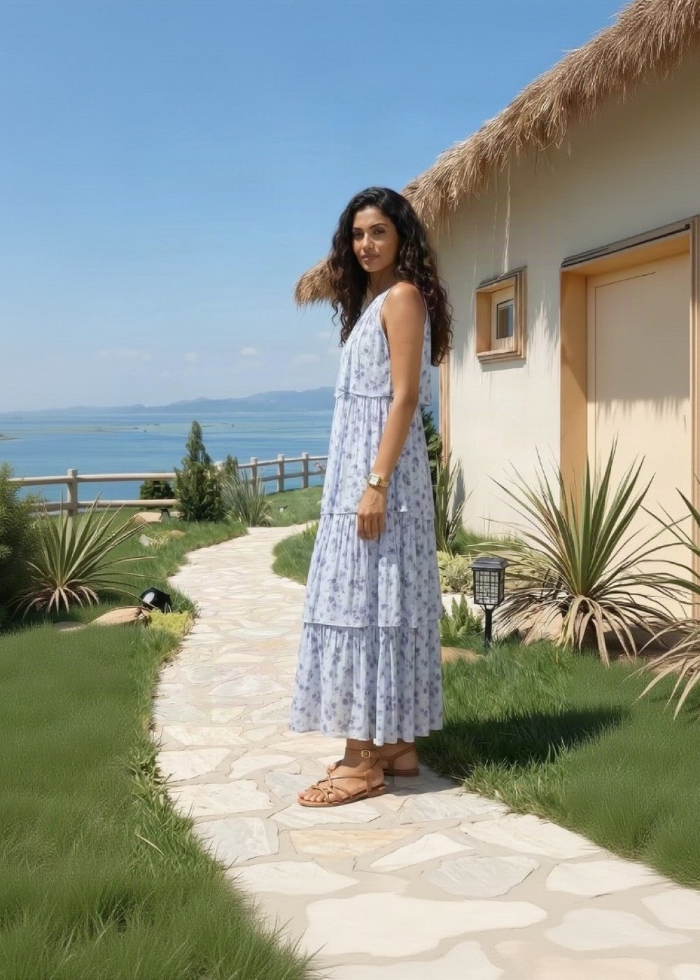 Layered Bloom Dress
