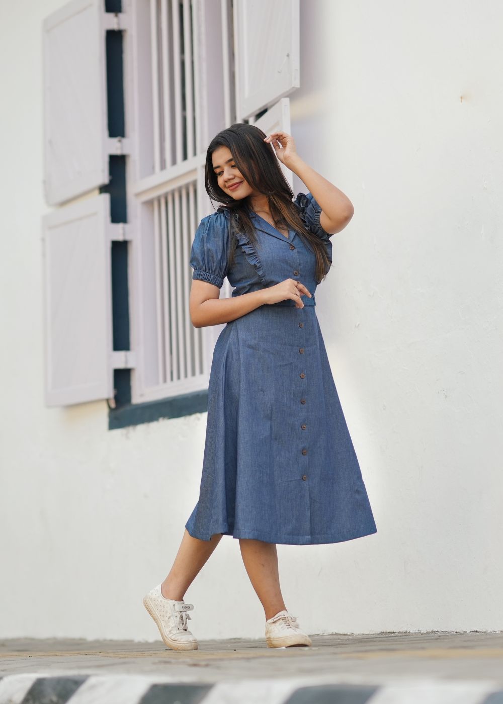 Indigo Chic Dress