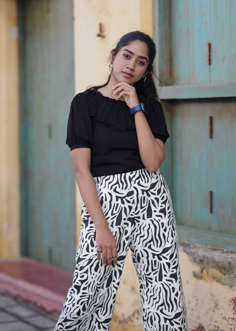Opulent Ebony Blossom