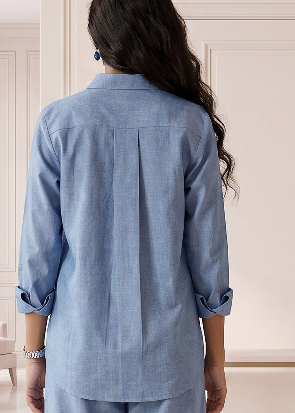 Linen Bluebell Shirt