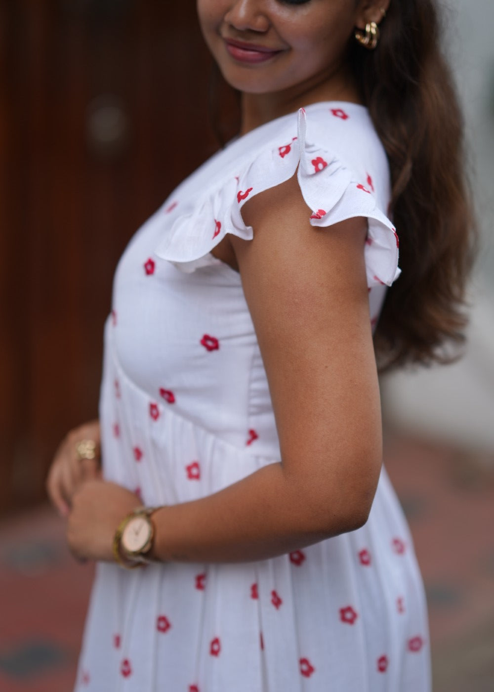 Linen Rosebud