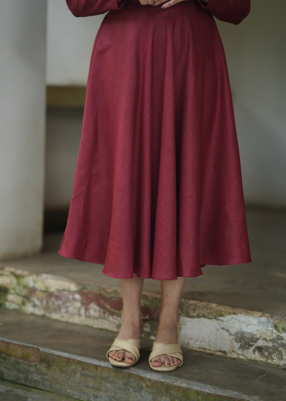 Linen Autumn Rose