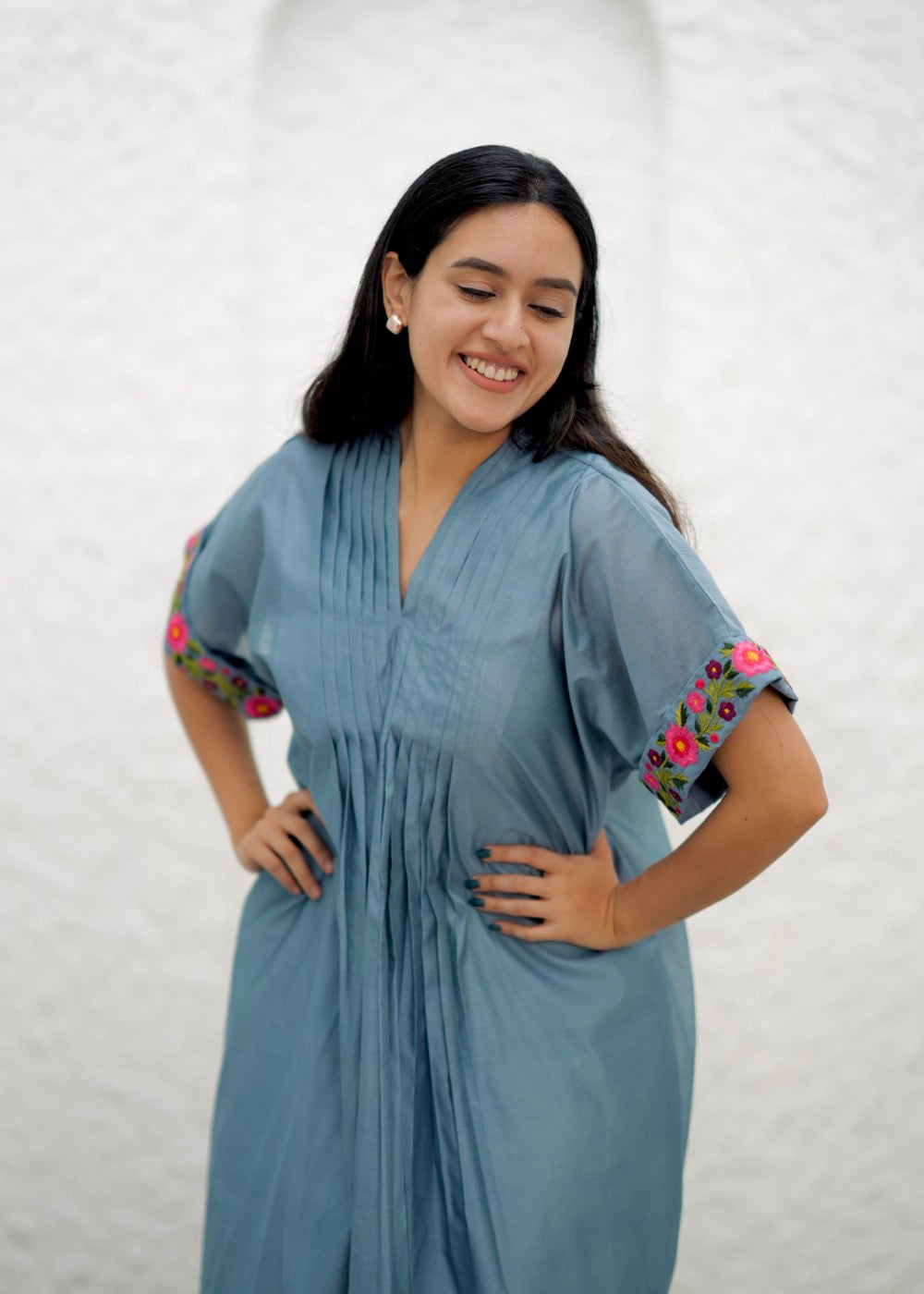 Blue Meadow Kaftan