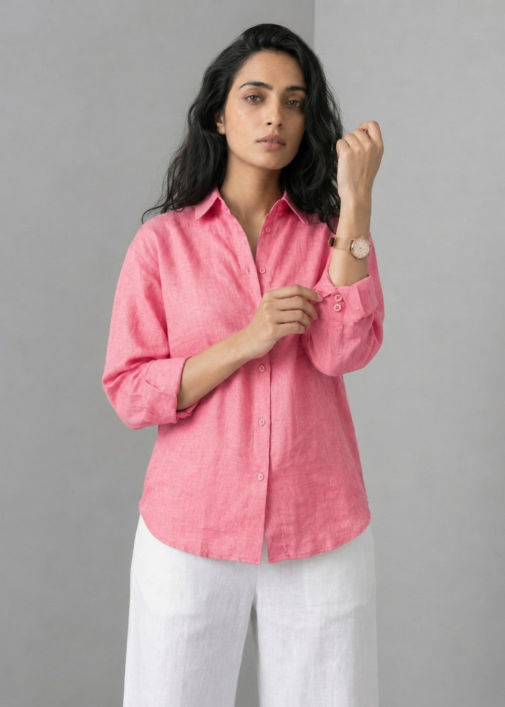 Linen Blush Shirt