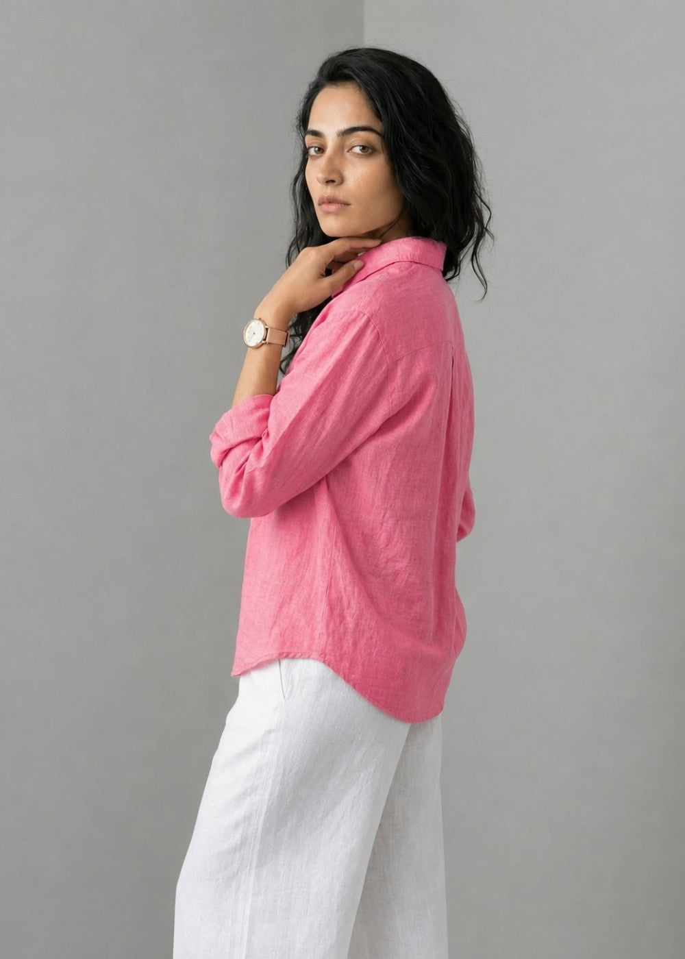 Linen Blush Shirt