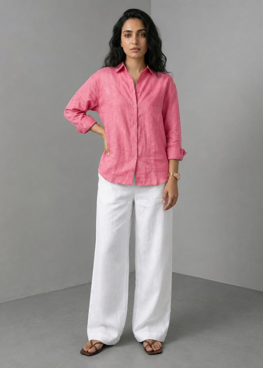 Pink Blush Linen Set