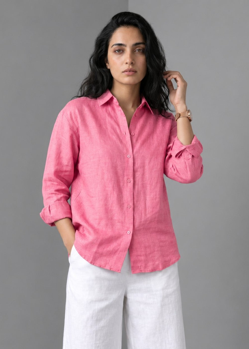 Pink Blush Linen Set