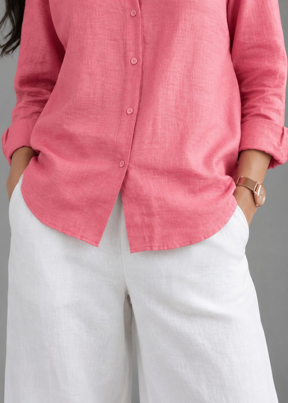 Pink Blush Linen Set