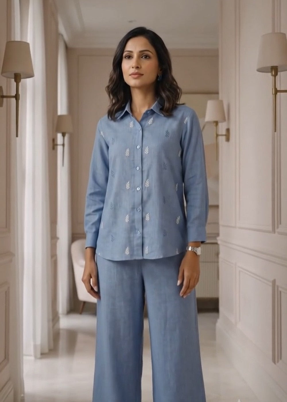 Linen Bluebell Shirt