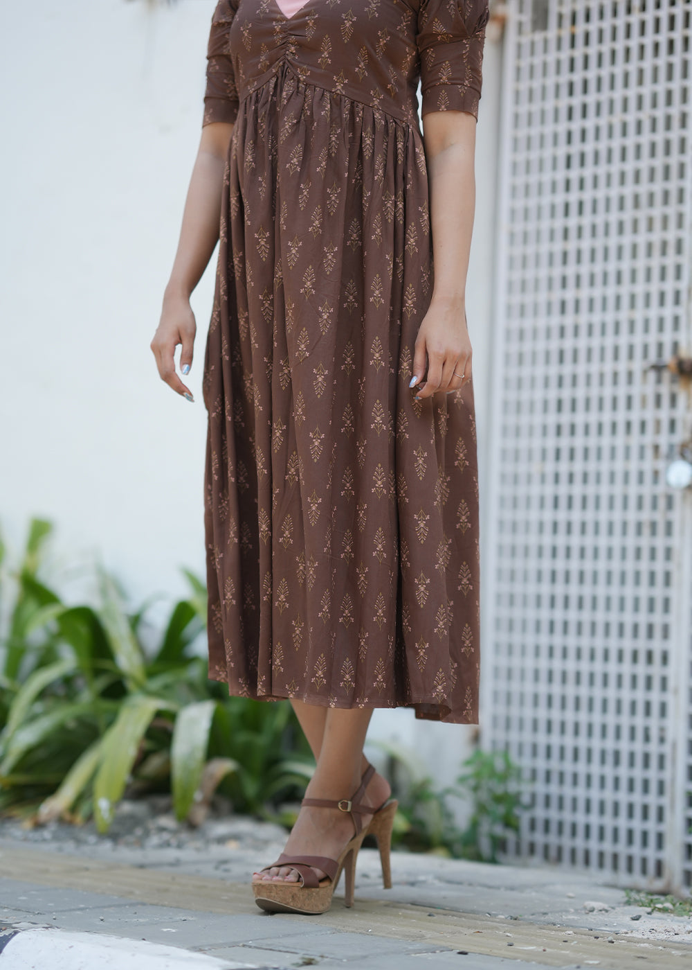 Classic Brown Dress