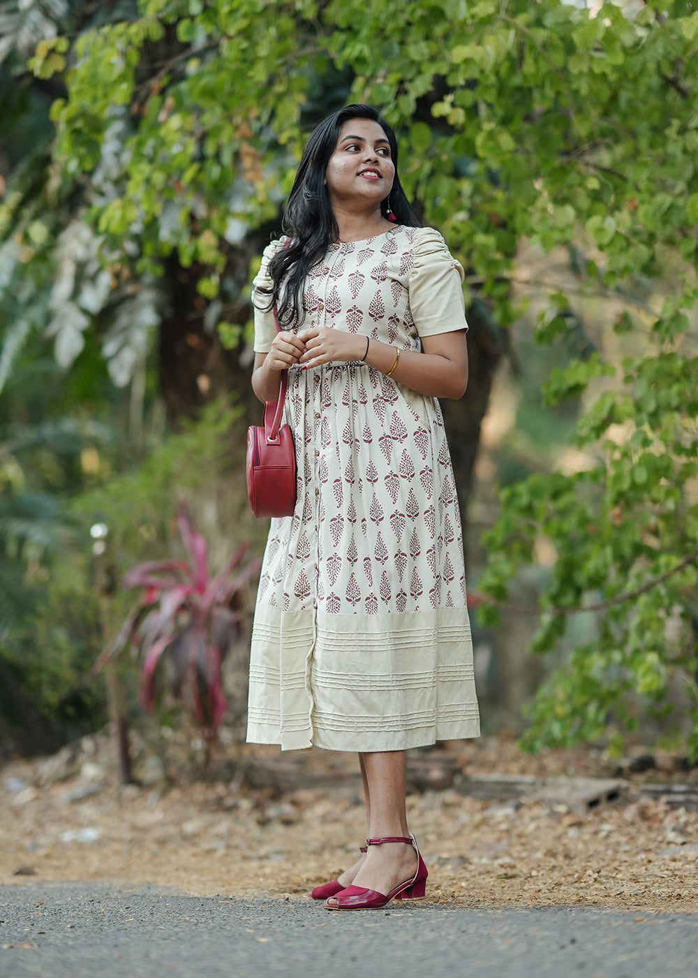 Paisley Whispers Dress