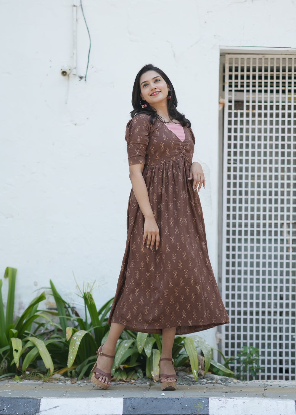 Classic Brown Dress