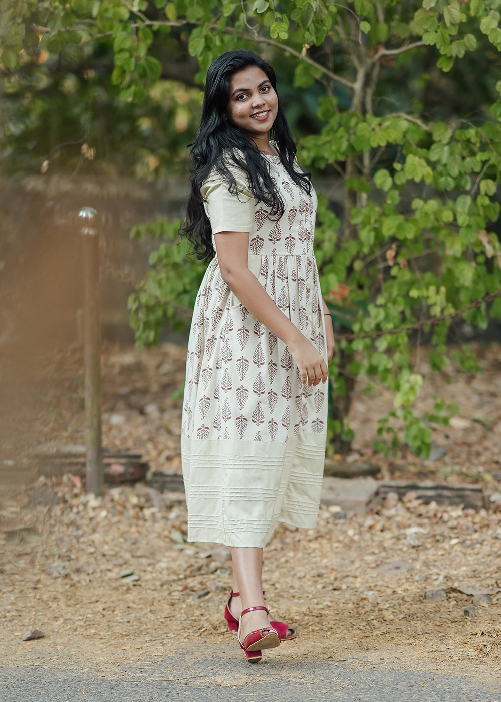 Paisley Whispers Dress