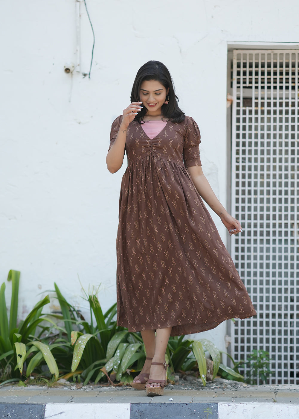 Classic Brown Dress