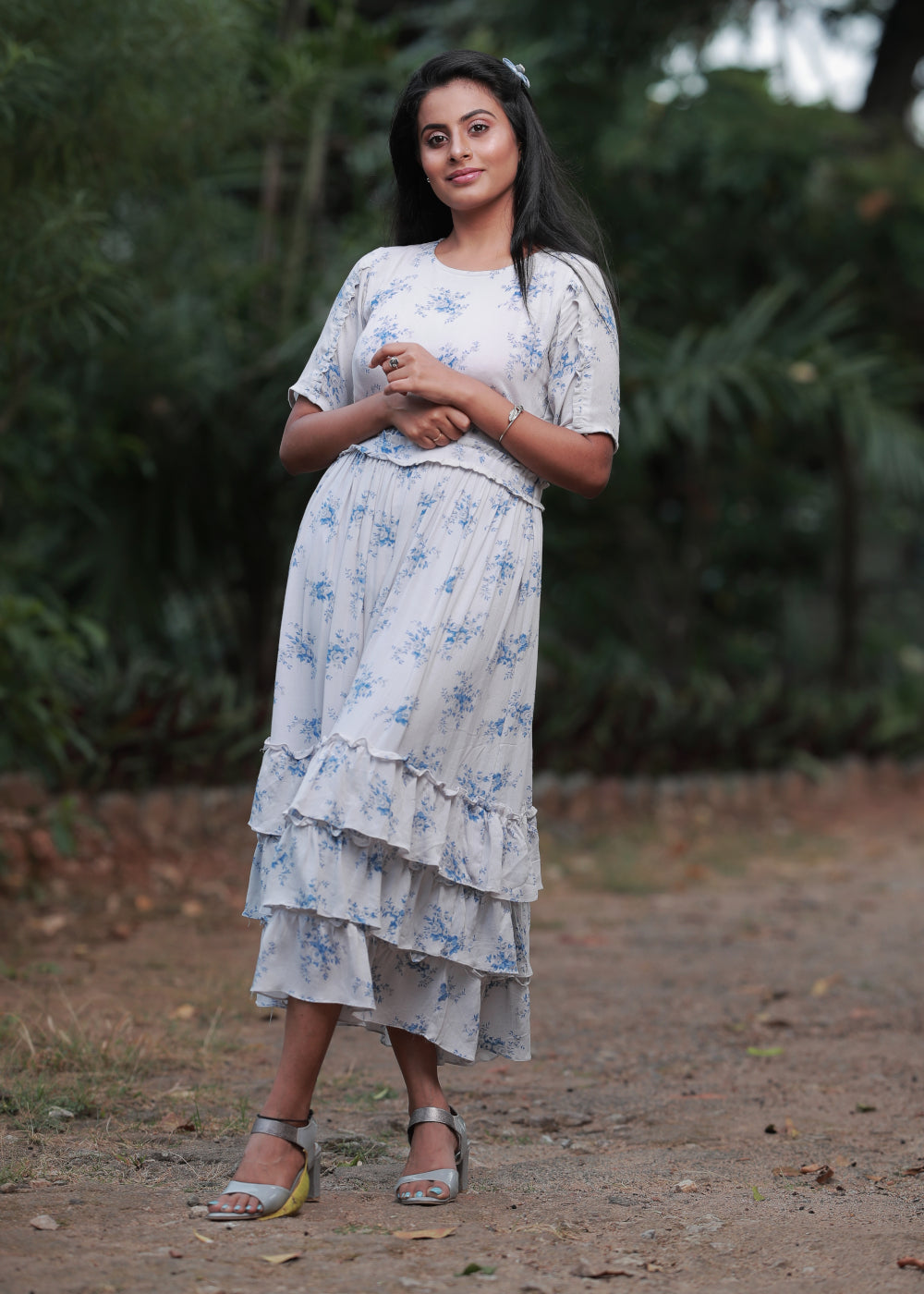 Long Floral Dress