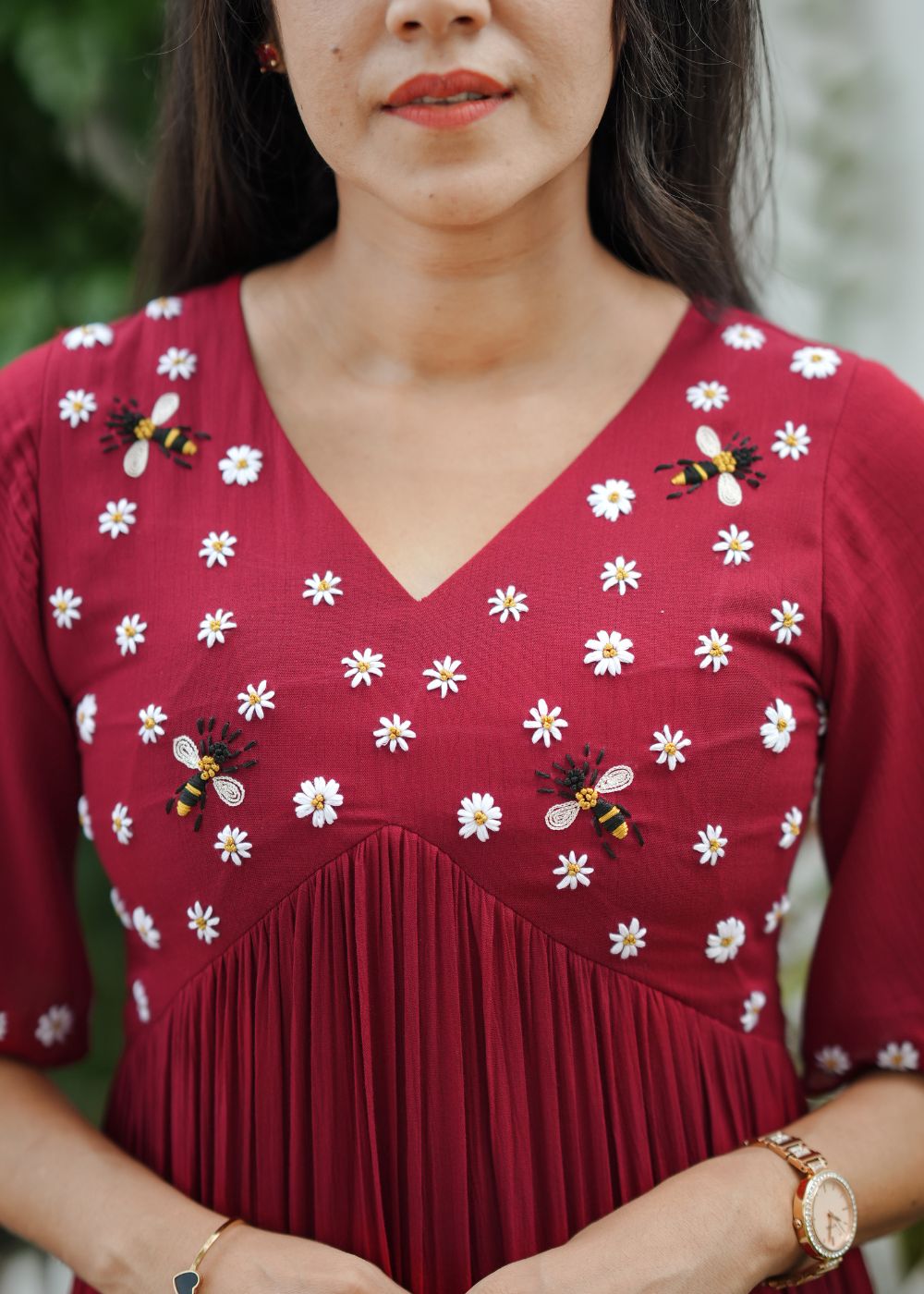 Hand-Embroidered Essence