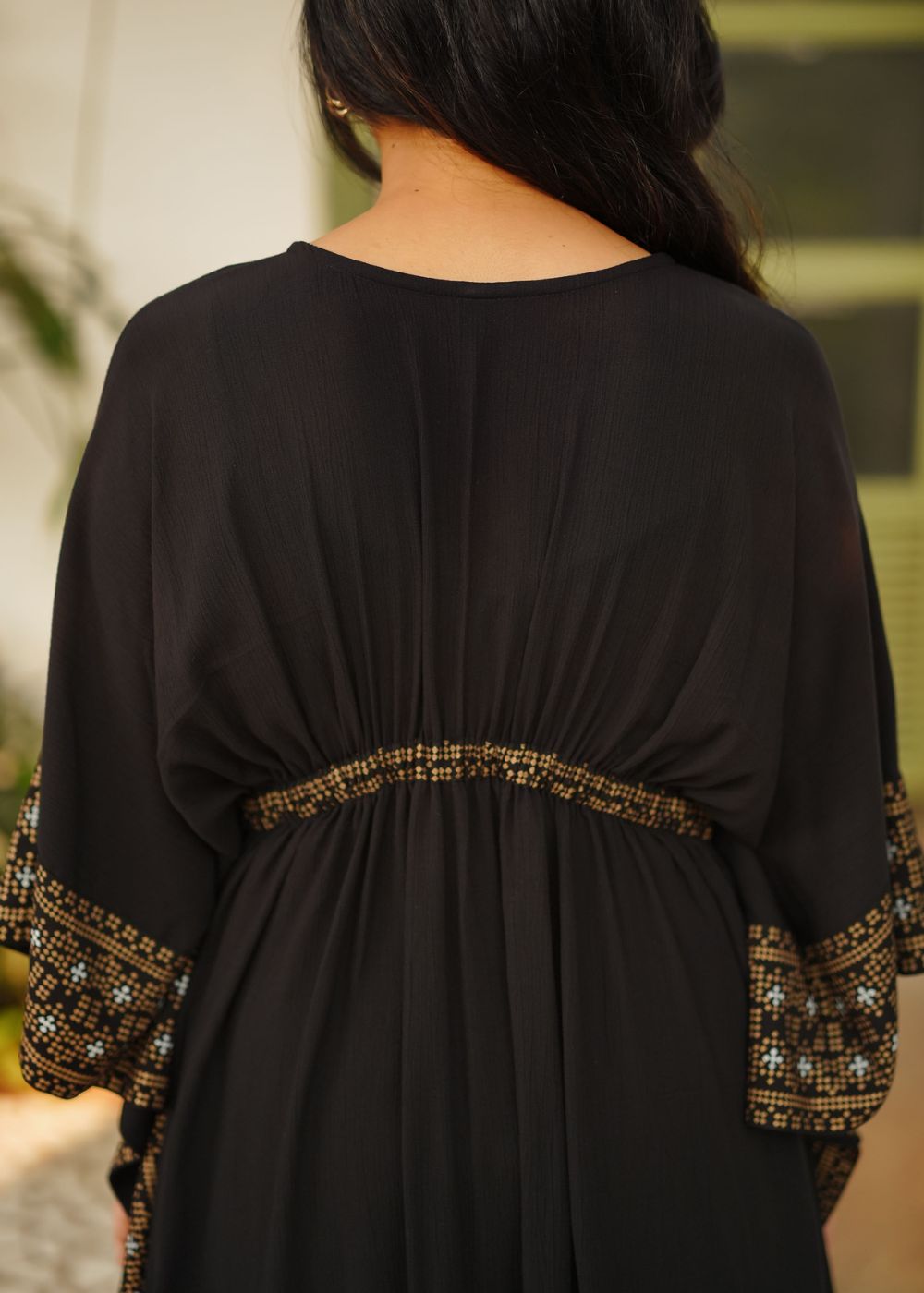 Regal Black Kaftan