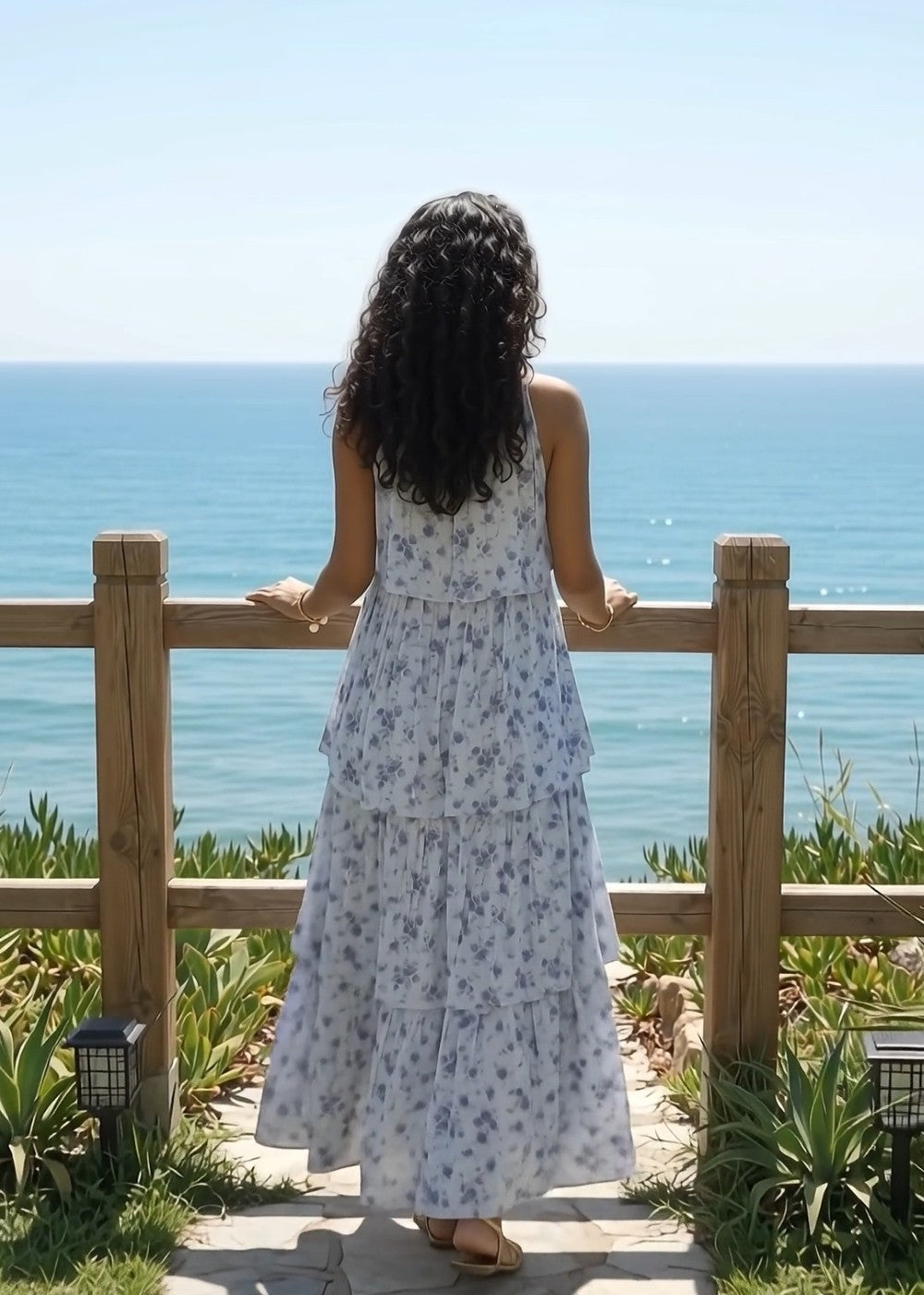 Layered Bloom Dress