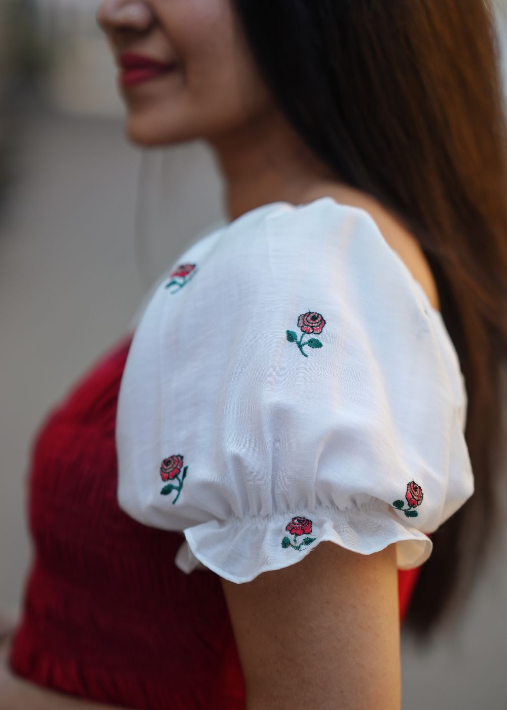 Cherry Lace Linen