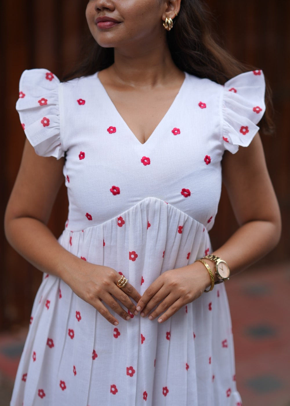 Linen Rosebud