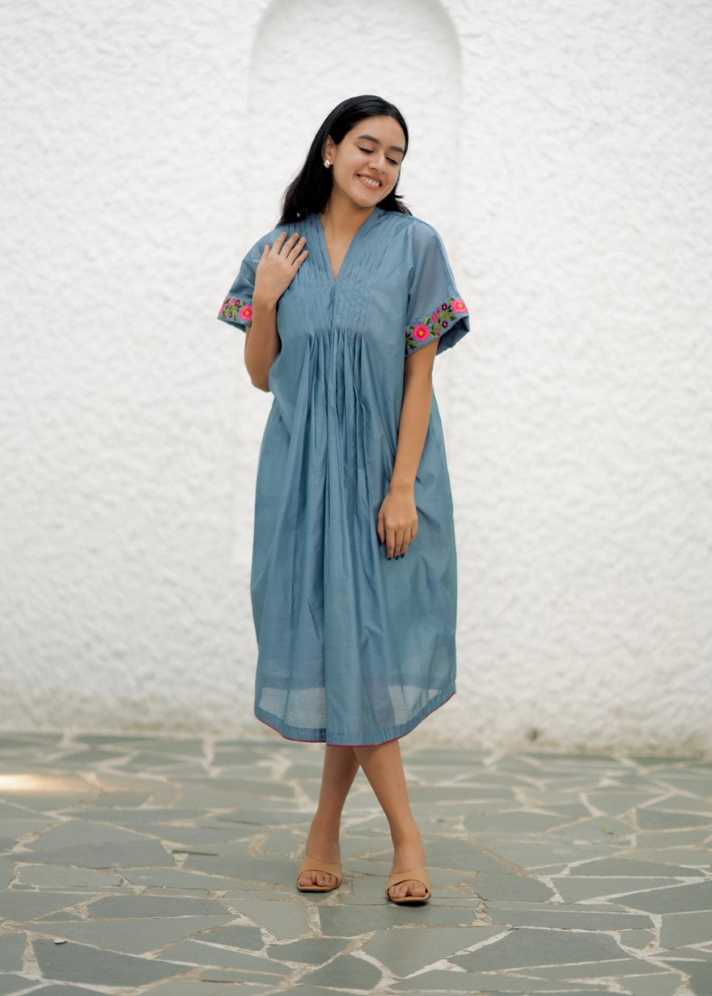 Blue Meadow Kaftan