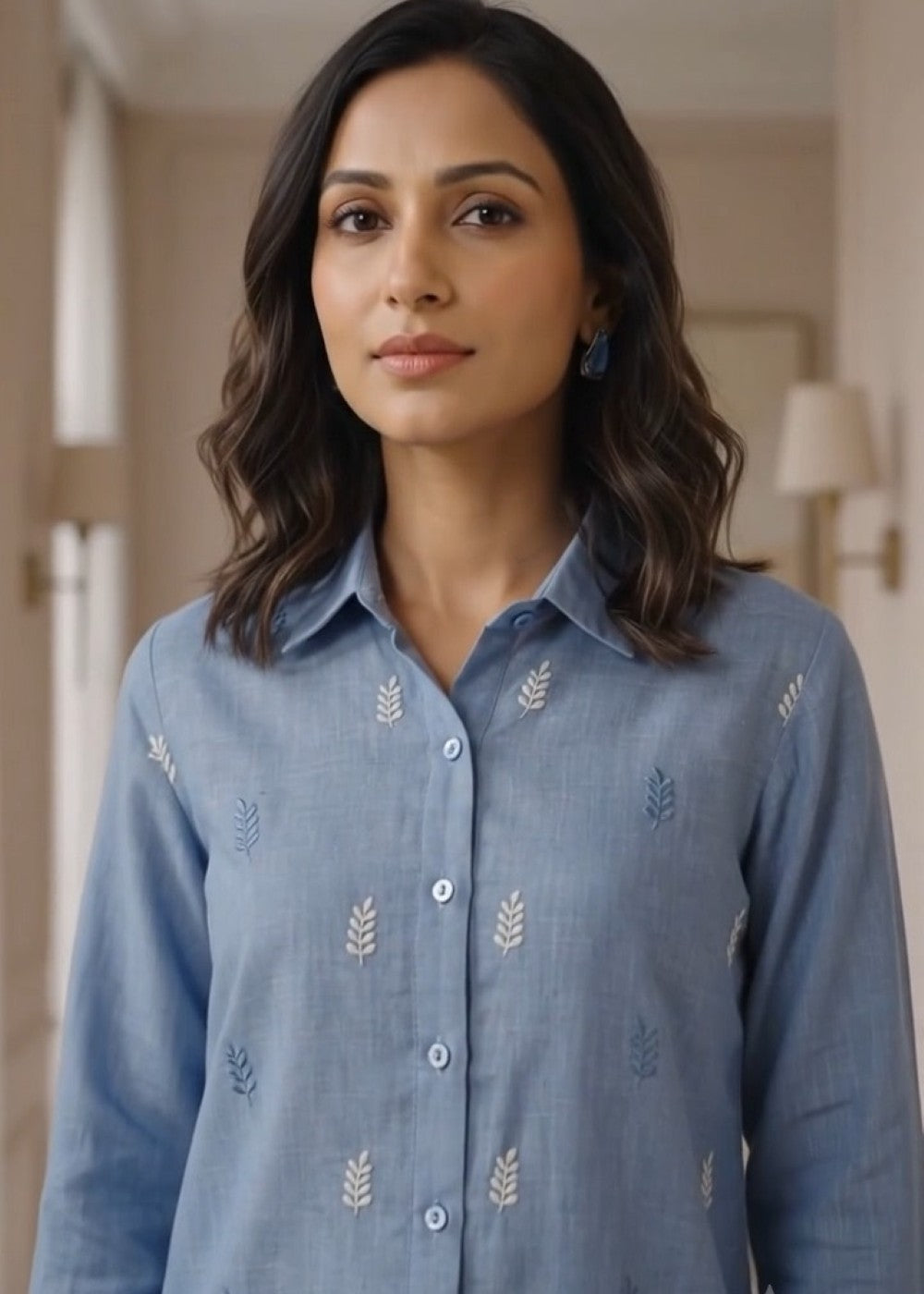 Linen Bluebell Shirt