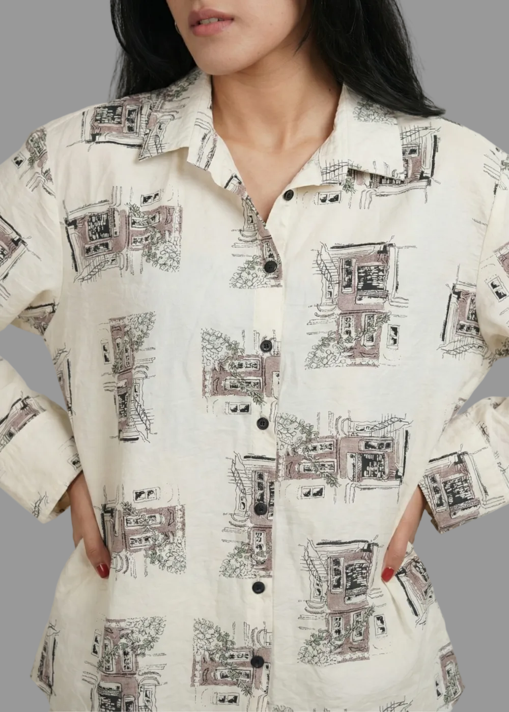 Ivory Sketch Shirt