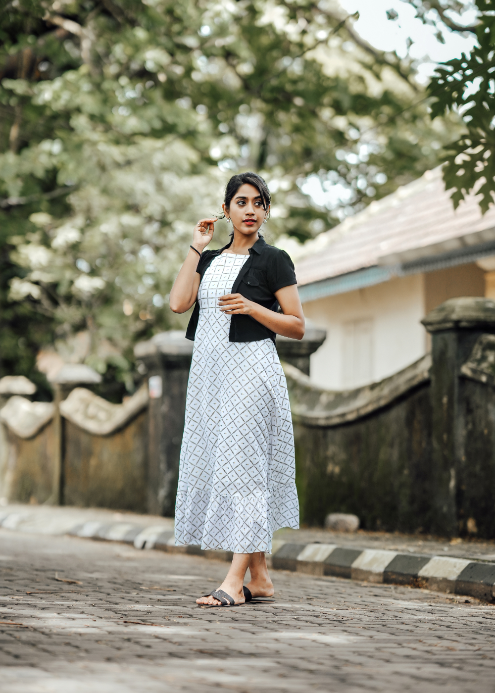 Ethnic Shrug Dress