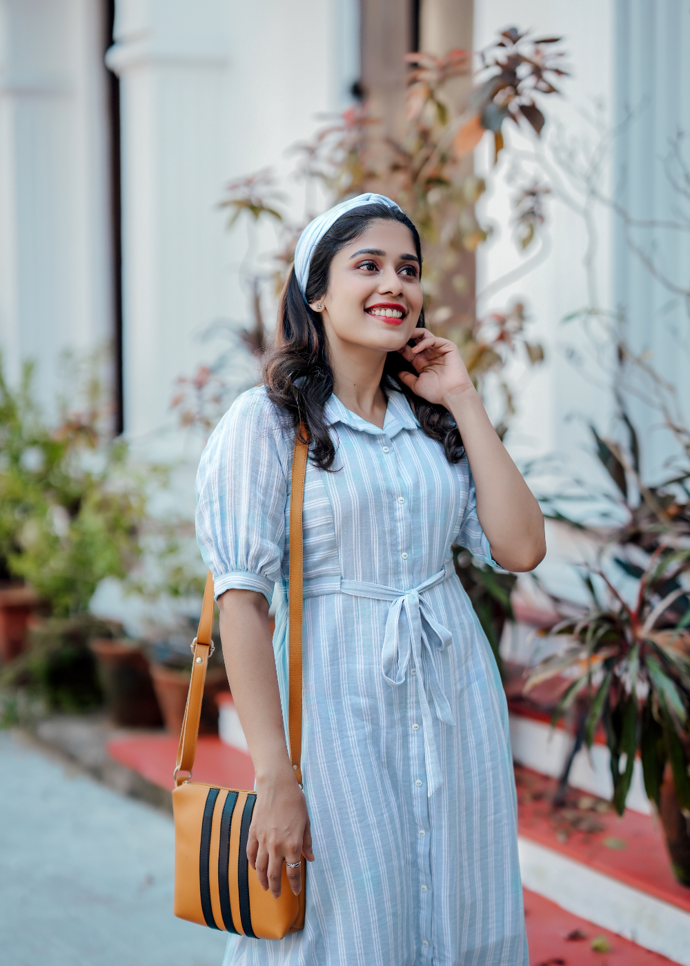 Striped Shirt Dress